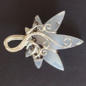 Specialty Leaf Moss Agate Pendant